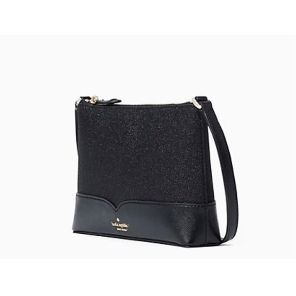 Kate Spade Lola Glitter Crossbody Black - Picture 9 of 10